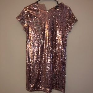 Forever 21 pink sequined dress